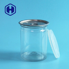 Plastik-HAUSTIER Acajoubaum-Keks-Konserven Eoe kann transparent mit Aluminiumdeckel 335ml