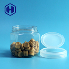 Kundenspezifische verpackende leeres Hexagon-Plastiksüßigkeits-Glas-große Öffnung 87mm Flip Top
