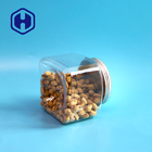 Griff HAUSTIER Quadrat-Plastikglas Bpa freies Kurzschluss-1000ml mit Aluminiumdeckel