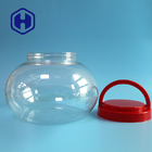 großes Essiggurke 3740ml 126oz rundes HAUSTIER Plastikglas mit dem Deckel-und Griff-Geschenk-Verpacken