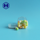 Mini-Glas des Kunststoffgehäuse-100ml für Schokoladen-Bohnen-Bonbon-Körnchen-kleines Quadrat