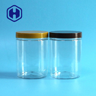 Transparenter Glas-Schrauben-Deckel-kundenspezifisches Logo des Kunststoffgehäuse-500ml