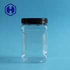 freies Quadrat-Plastikgriff-Glas 850ml Bpa mit dem Deckel Nahrung- für Haustiereverpacken