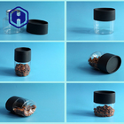 Kundenspezifischer Kunststoffgehäuse-Glas 13oz flacher ovaler Tin Can Dry Fruit HAUSTIER Vorratsbehälter