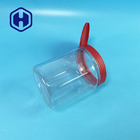 Flip Top Hexagonal Clear STREICHELN Plastikgläser für Badesalz 660ml