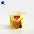 Schalen-Folien-Spitzen-flüssiger Leck-Beweis-bunte leere Jogurt-Schale des Fruchtsaft-IML
