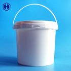Weißes rundes Plastikbehälter-hygienisches wiederverwendbares umweltfreundliches