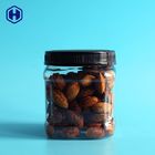 Leere klare quadratische getrocknetes Nuts Verpacken der großen Öffnung Plastikgläser