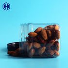 Leere klare quadratische getrocknetes Nuts Verpacken der großen Öffnung Plastikgläser