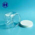 Quadrat-kosmetisches Plastikglas 500g 17.63oz für Körperpeelings-Creme-Babypuder