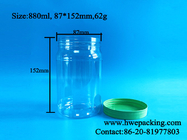 freies HAUSTIER Plastik-Mason Jars Medicine Storage 30oz 880ml Bpa