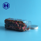 Quadrat 580ml HAUSTIER Plastikglas für leere Aluminiumüberwurfmutter der Nahrungsmittelluftdichten großen Öffnung