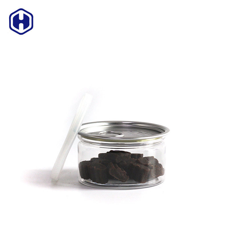 Luftdicht, durchsichtig, leicht zu öffnende Dosen für Haustiere, aus Kunststoff / leicht zu öffnende Dosen für Haustiere