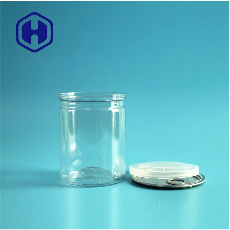 Transparente luftdichte PET leicht offene Dosen Kunststoff / PET Lebensmitteldosen für undichte Verpackungen