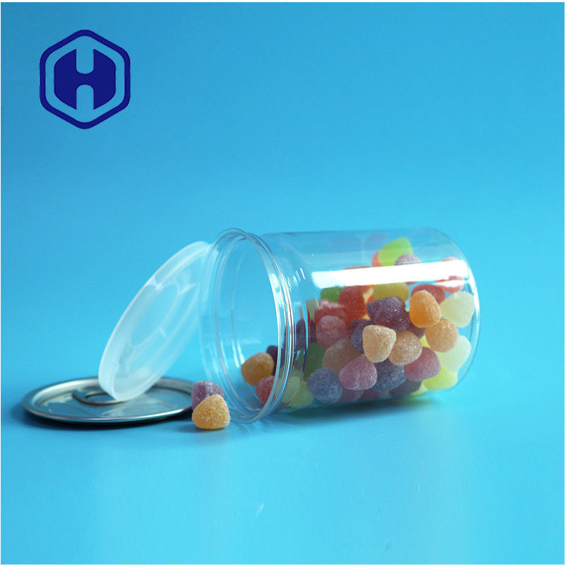 Transparente luftdichte PET leicht offene Dosen Kunststoff / PET Lebensmitteldosen für undichte Verpackungen