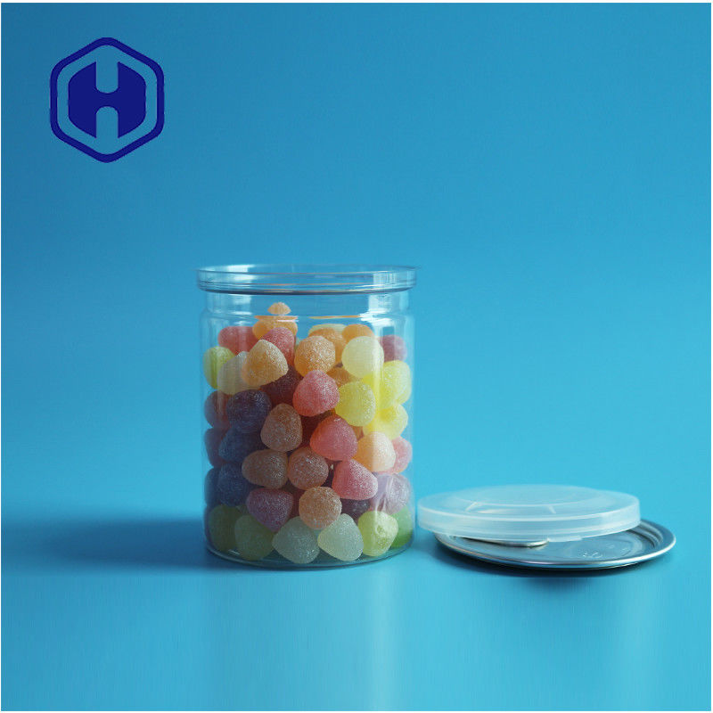 Transparente luftdichte PET leicht offene Dosen Kunststoff / PET Lebensmitteldosen für undichte Verpackungen