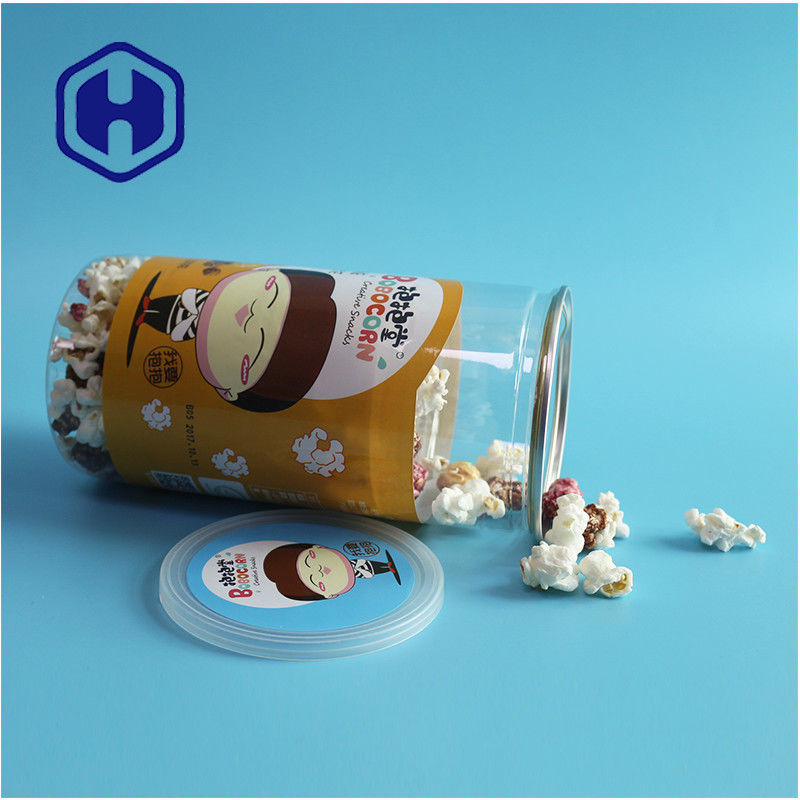 China Hersteller Popcorn 1400ml zylindrische recycelbare PET kann undicht sein