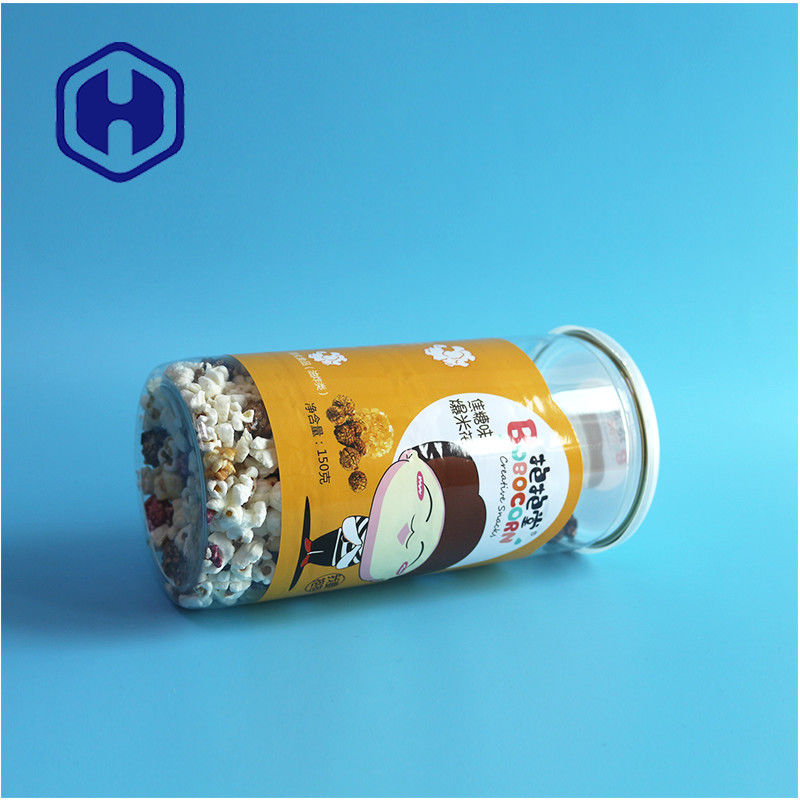 China Hersteller Popcorn 1400ml zylindrische recycelbare PET kann undicht sein