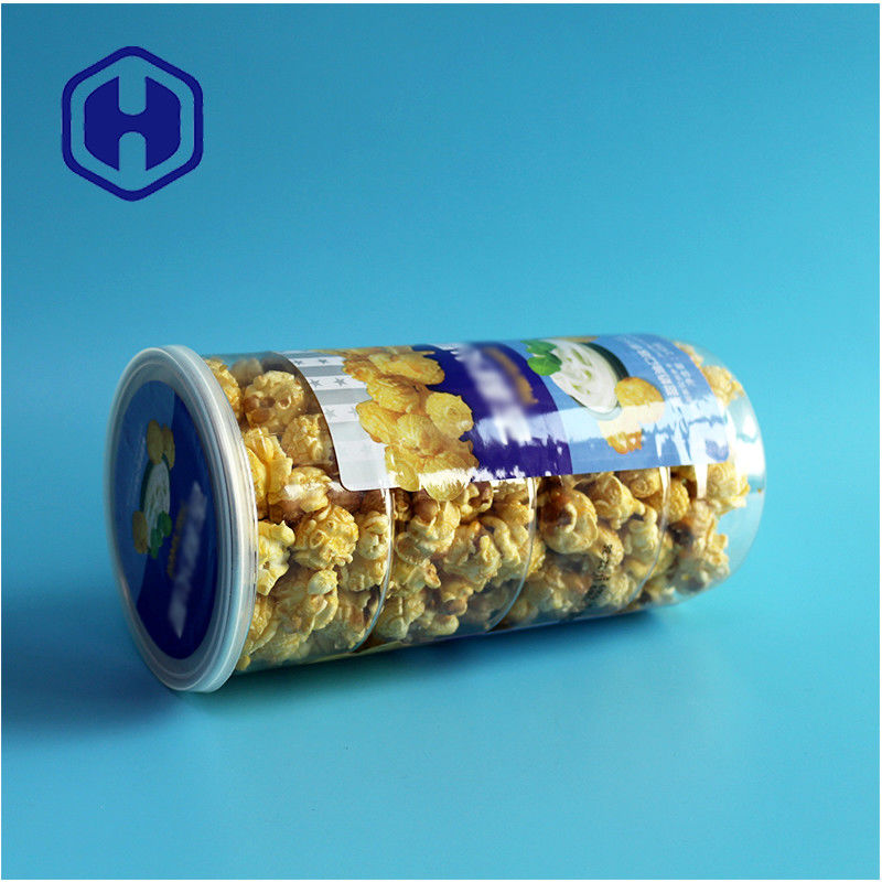 China Hersteller Popcorn 1400ml zylindrische recycelbare PET kann undicht sein