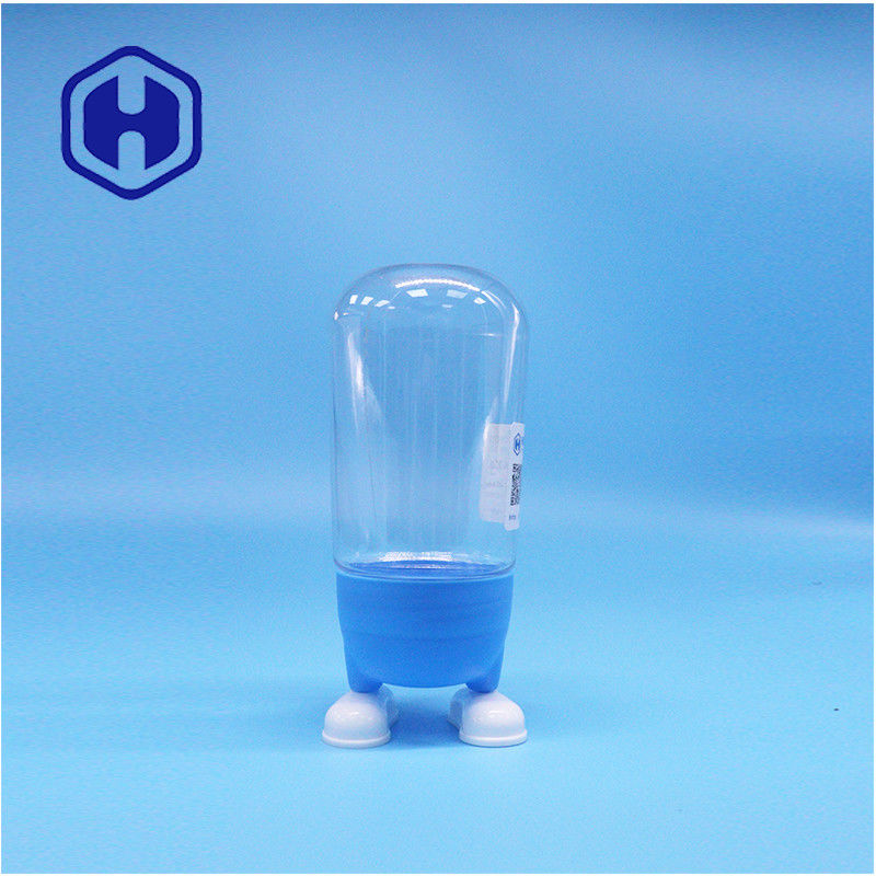 Einzigartige Form Kunststoff Lebensmittelqualität Süßigkeiten Zucker Kekse Geschenk Klar Glas Fancy Schraubdeckel