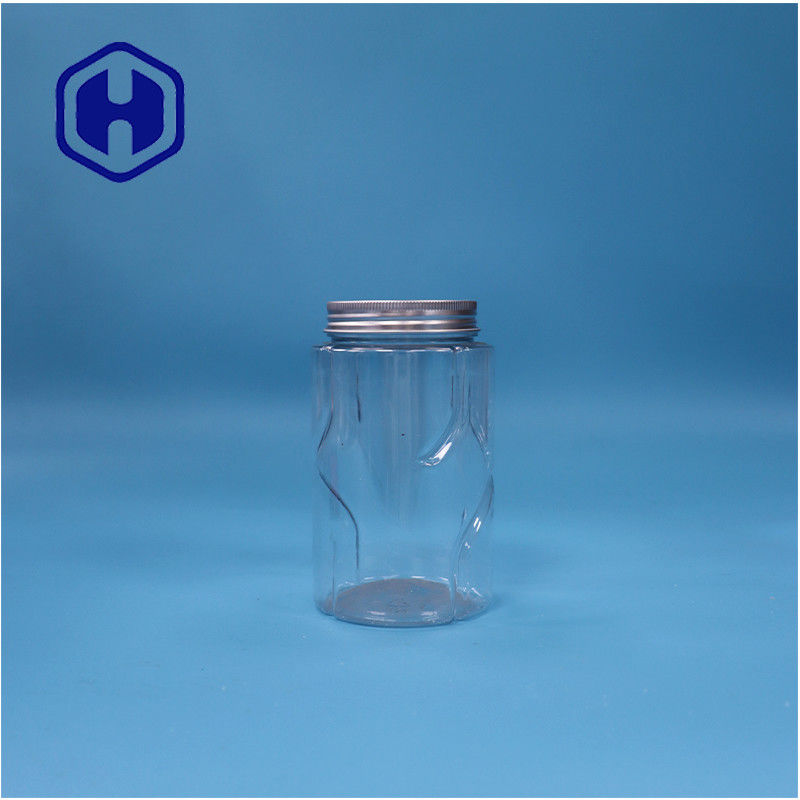 Runde, klare PET-Nüsse, Minz-Süßigkeiten, Zucker, Babynahrung, Glas, Oberdeckel aus Aluminium