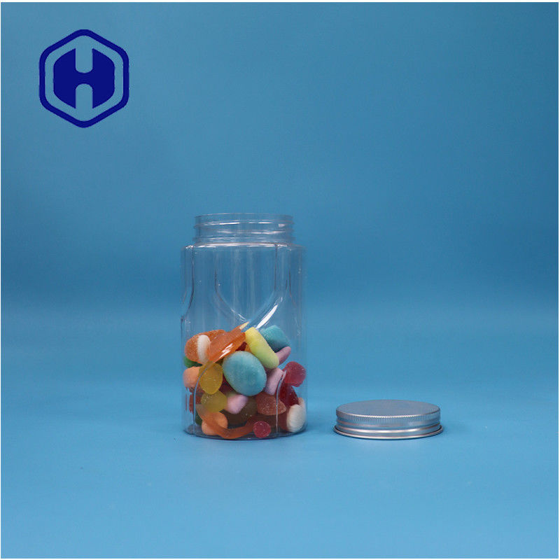 Runde, klare PET-Nüsse, Minz-Süßigkeiten, Zucker, Babynahrung, Glas, Oberdeckel aus Aluminium