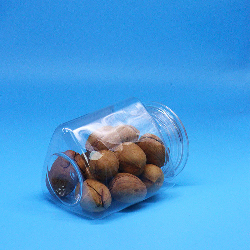 Küchenwaren Süßigkeiten Lebensmittelqualität Durchsichtige Dreiecksform PET Kunststoff Durchsichtige Glas Durchsichtige Deckel