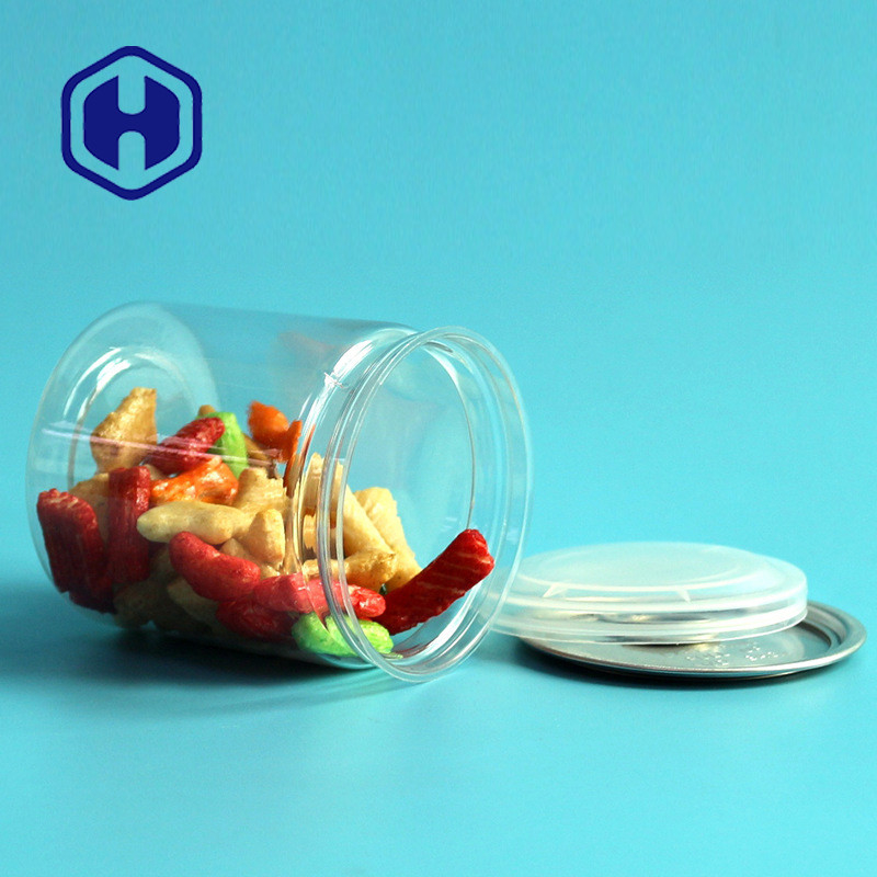 Schweinefleisch-Trockenfleisch- vom Rindverpacken der klaren Plastikdosen-250ml 211 8.5oz helles getrocknetes