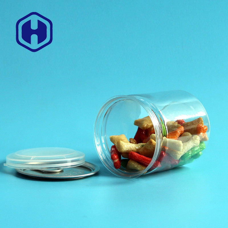 Schweinefleisch-Trockenfleisch- vom Rindverpacken der klaren Plastikdosen-250ml 211 8.5oz helles getrocknetes