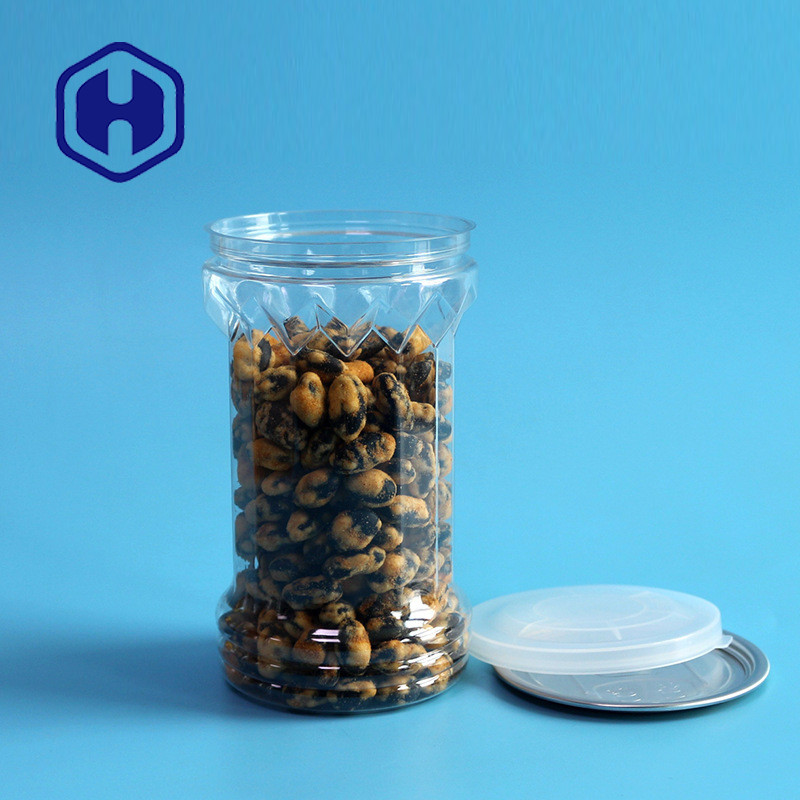 sichere Bohnen 300# 420ml Nahrungsmittelklären Plastikdosen mit einfachem Aluminiumoffenem Ende