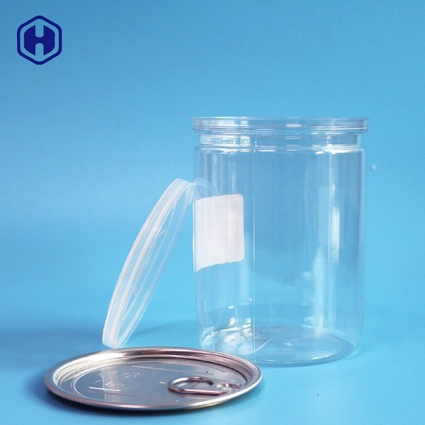 Konserven HAUSTIER zylinderförmiges Behälter-Imbiss-Süßigkeits-Plastikc$verpacken