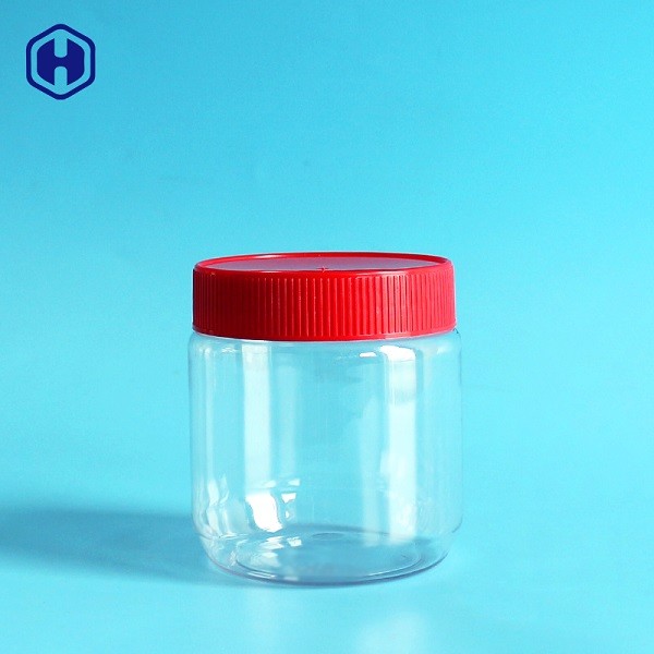 Kleiner Leck-Beweis-Plastikgläser mit rotem Schraubverschluss- völlig luftdichtem