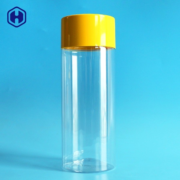 Zylinder-Plastikkeks-Behälter mit Schraube am Deckel-starken nicht Flecken