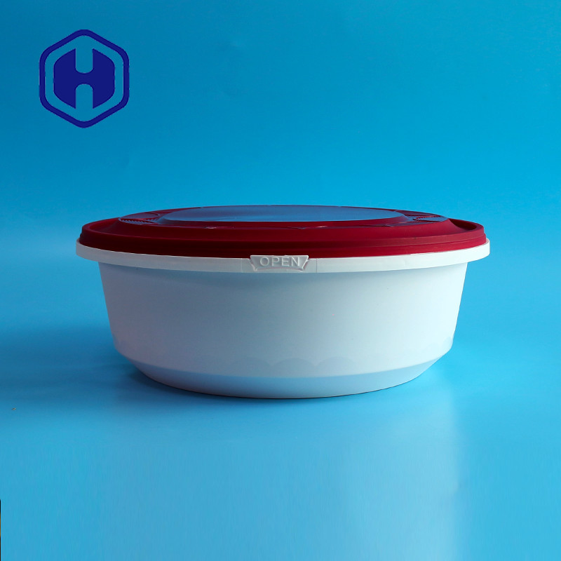 Plastikbehälter-Reis-Nudelsalat-Nahrung 2500ml IML nehmen Verpackenkasten weg