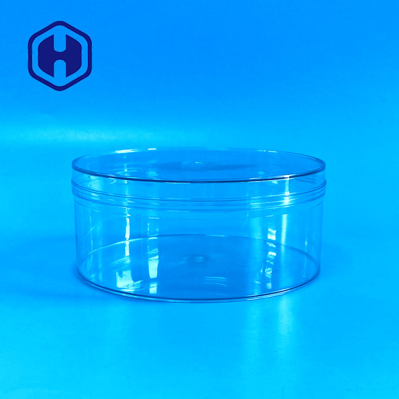 Runde Keks-Plätzchen-klarer Kunststoffgehäuse-Kasten 620ml