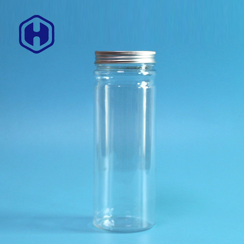 Kaffee-Pulver-Plastik- Nahrungsmittel-Mason Jar With Slim Aluminum-Abdeckung 400ml 13.5oz
