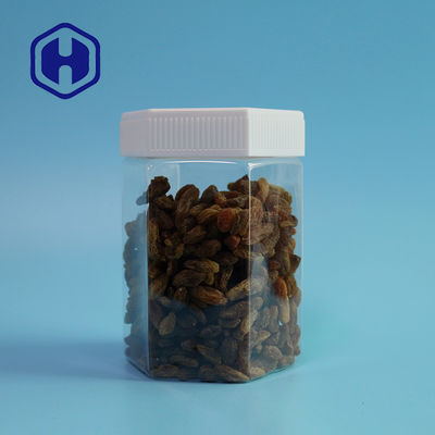 Sechseckiger Leck-Beweis-Plastikglas 23oz 680ml mit Schrauben-Deckeln