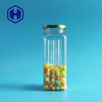 Transparentes HAUSTIER Plastikglas-Hundefestlichkeits-Verpacken- der Lebensmittelquadratischer Zinnblech-Metalldeckel