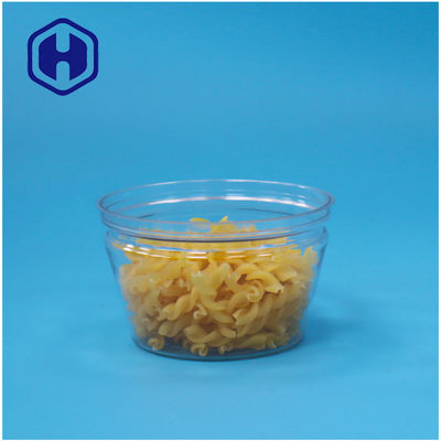 Kleine Lebensmittelqualität Schüsselform Stapelbar leicht offene Meeresfrüchte Fisch durchsichtige PET-Kunststoffdose