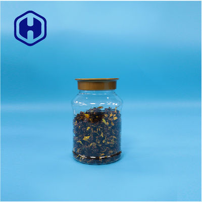 Runde, klare Lebensmittelverpackungen aus Kunststoff Erdnussbutter Kekse Süßigkeiten Gläser