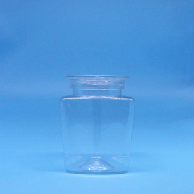 Lebensmittelqualität Kekse Lebensmittel Süßigkeiten Dreiecksform PET Kunststoff durchsichtige Glas klares Deckel