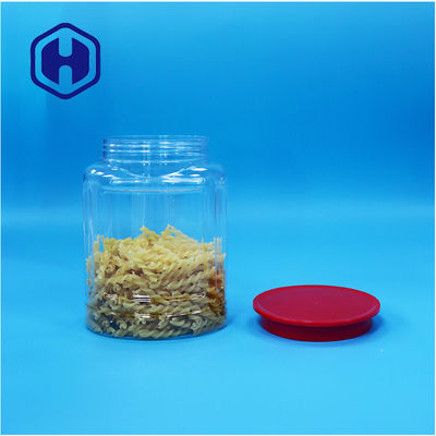 Oval geformte klare Kunststoffnüsse Süßigkeiten Pfeffer Kekse Babynahrung Glas Schraubdeckel