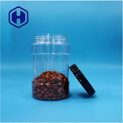 Kreisförmige klare Kunststoffe mit breitem Mund Getrocknete Lebensmittel Süßigkeiten Pfeffernüsse Zuckergefäße