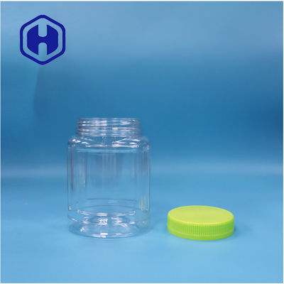 Durchsichtige ovale PET-Cookies Süßigkeiten Nüsse Kekse Lollipop Fruchtgel Jar