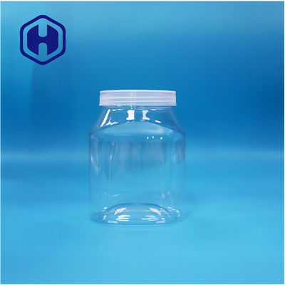 Einzigartige Form aus Kunststoff aus PET Getrocknete Lebensmittel Früchte Süßigkeiten Gläser Flat Screw Top Deckel