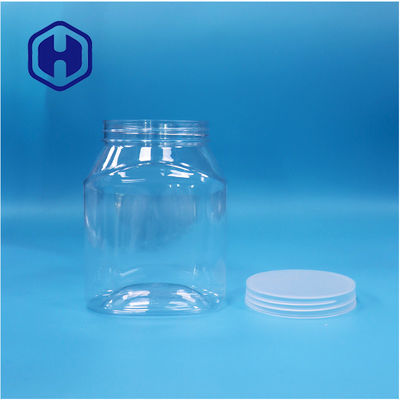 Ovale einzigartige Form Kunststoff Nüsse Früchte Pfeffer Süßigkeiten Gläser Flachschraubdeckel