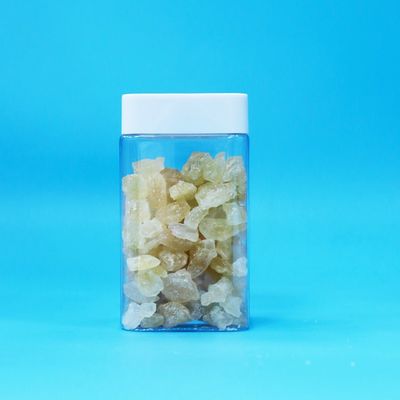BPA-freier quadratischer luftloser weißer Schraubdeckel-Aufbewahrungsbehälter aus klarem PET-Kunststoff für Snacks und Süßigkeiten