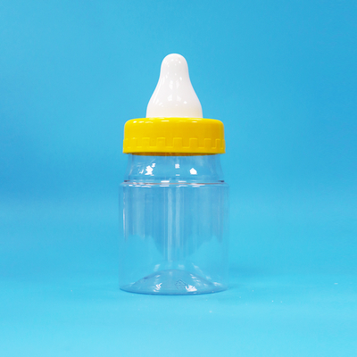BPA-freie Schraubkappe aus transparentem PET-Kunststoff, versiegeltes Glas für Lebensmittel, Süßigkeiten, Kekse, Nüsse