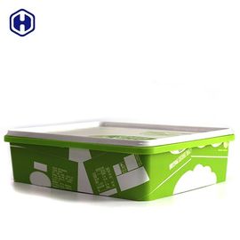 Leerer quadratischer Plastiknahrungsmittelvorratsbehälter Eco freundlicher SGS FDA bescheinigte