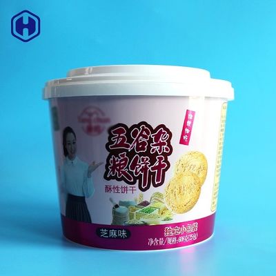 Biologisch abbaubarer IML-Eimer-Durchmesser 8,07 Zoll-Nahrungsmittelgrad-Vorratsbehälter